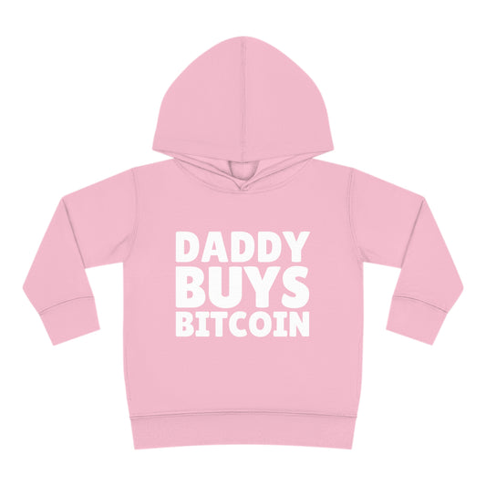 Daddy Buys Bitcoin - Toddler Hoodie